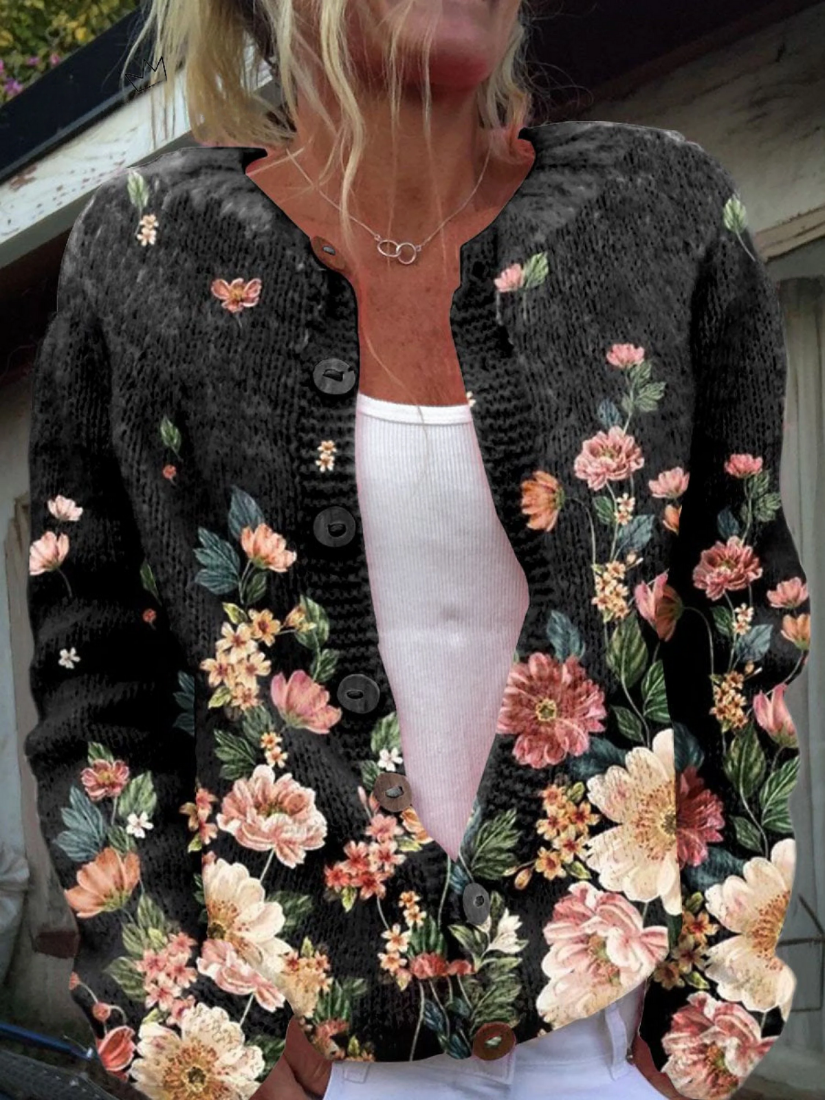 Kivara™ | Cardigan vintage floreale