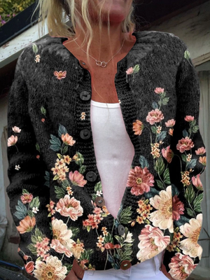 Kivara™ | Cardigan vintage floreale