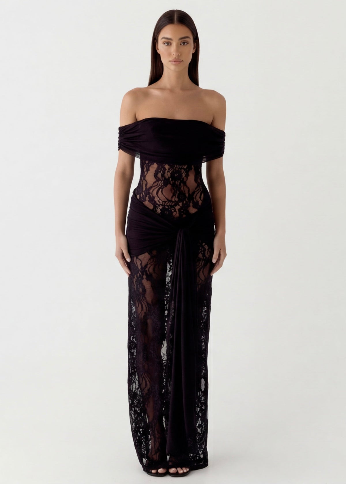 ARIA | Abito Maxi di Pizzo