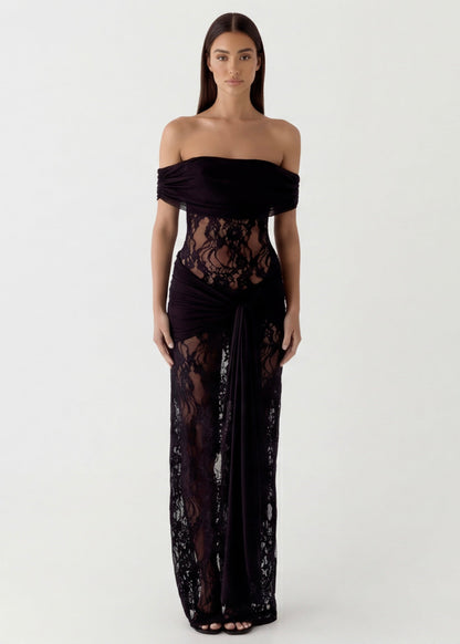 ARIA | Abito Maxi di Pizzo