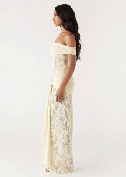 ARIA | Abito Maxi di Pizzo