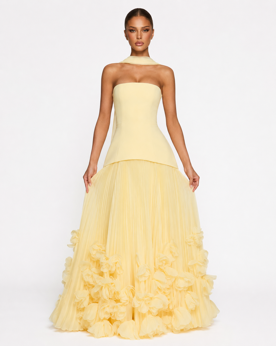 Abito Maxi Rosette