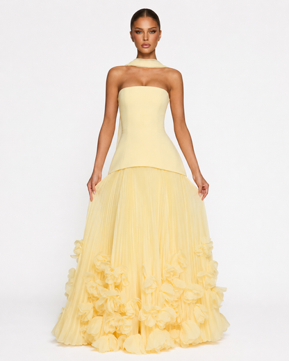 Abito Maxi Rosette