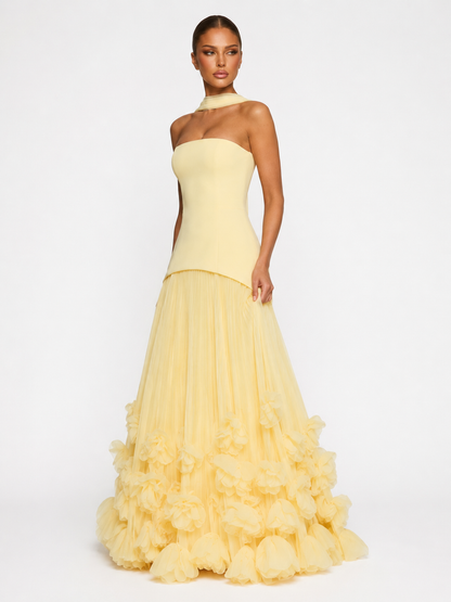 Abito Maxi Rosette