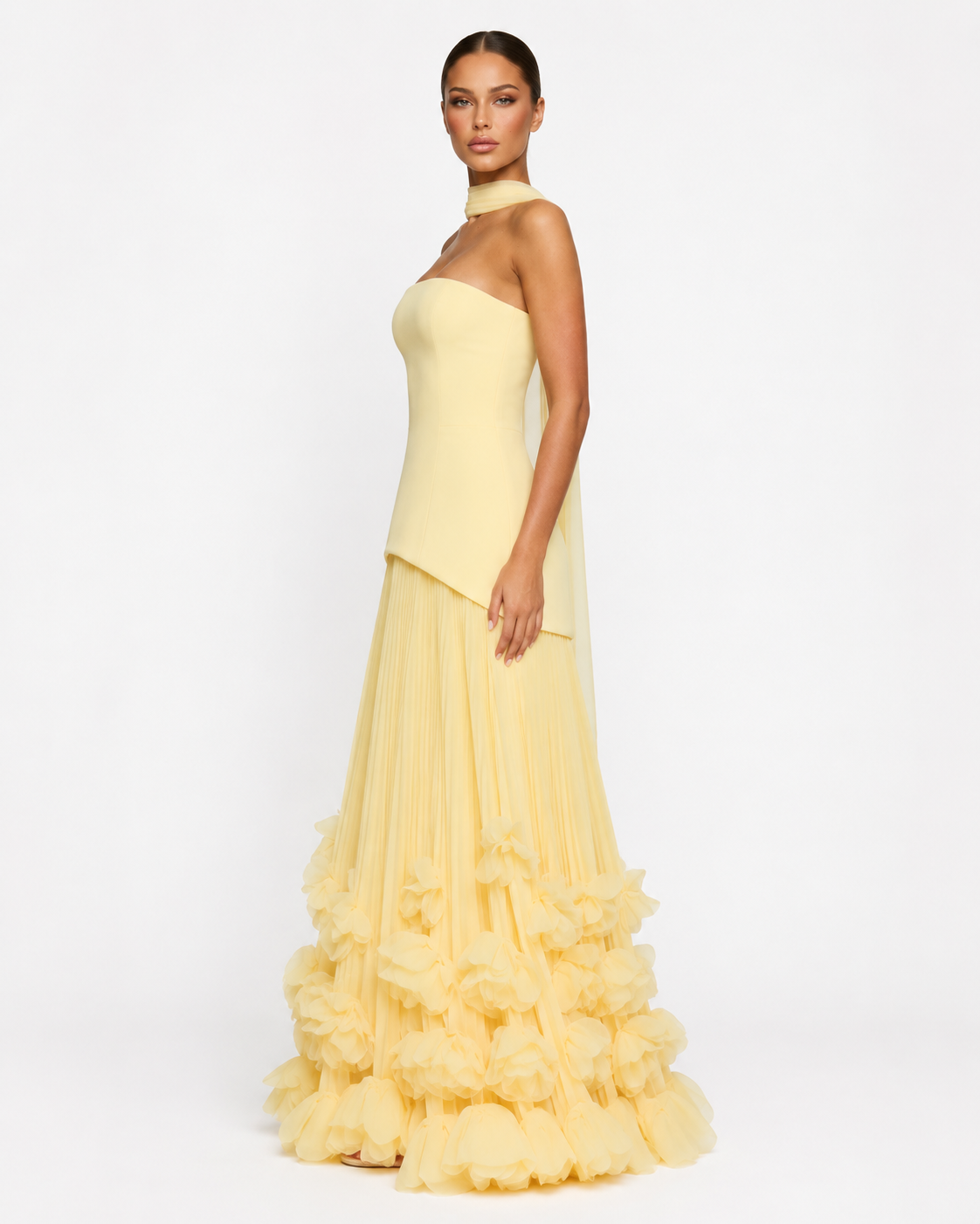 Abito Maxi Rosette