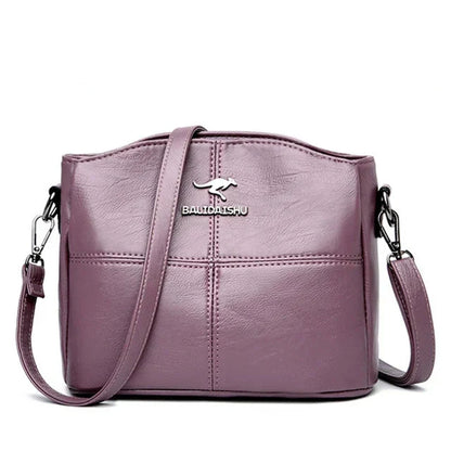 Elegante Borsa Tote e Crossbody in Pelle Ricamata per Donne