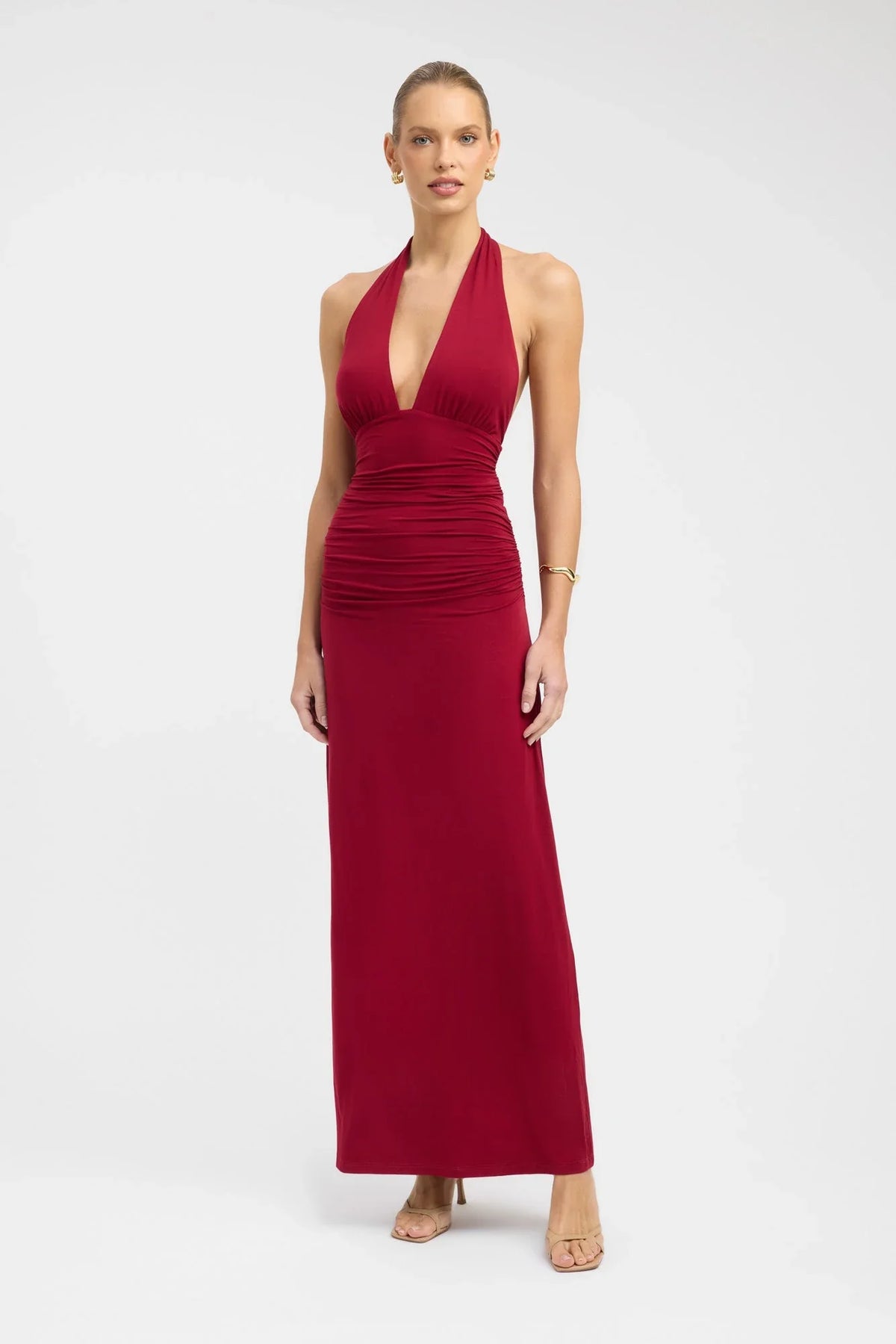 Abito Lungo Elenya - Rosso
