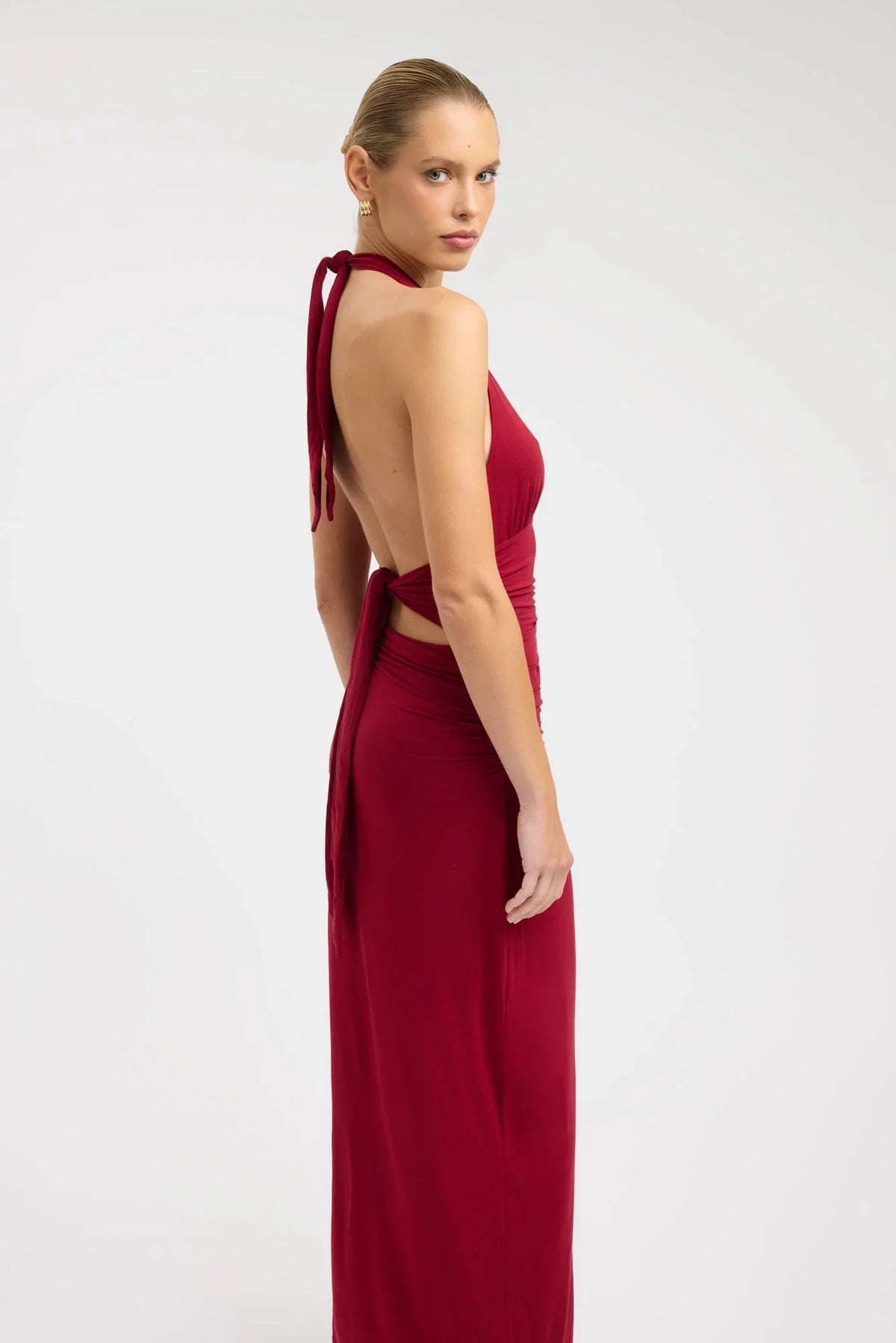 Abito Lungo Elenya - Rosso