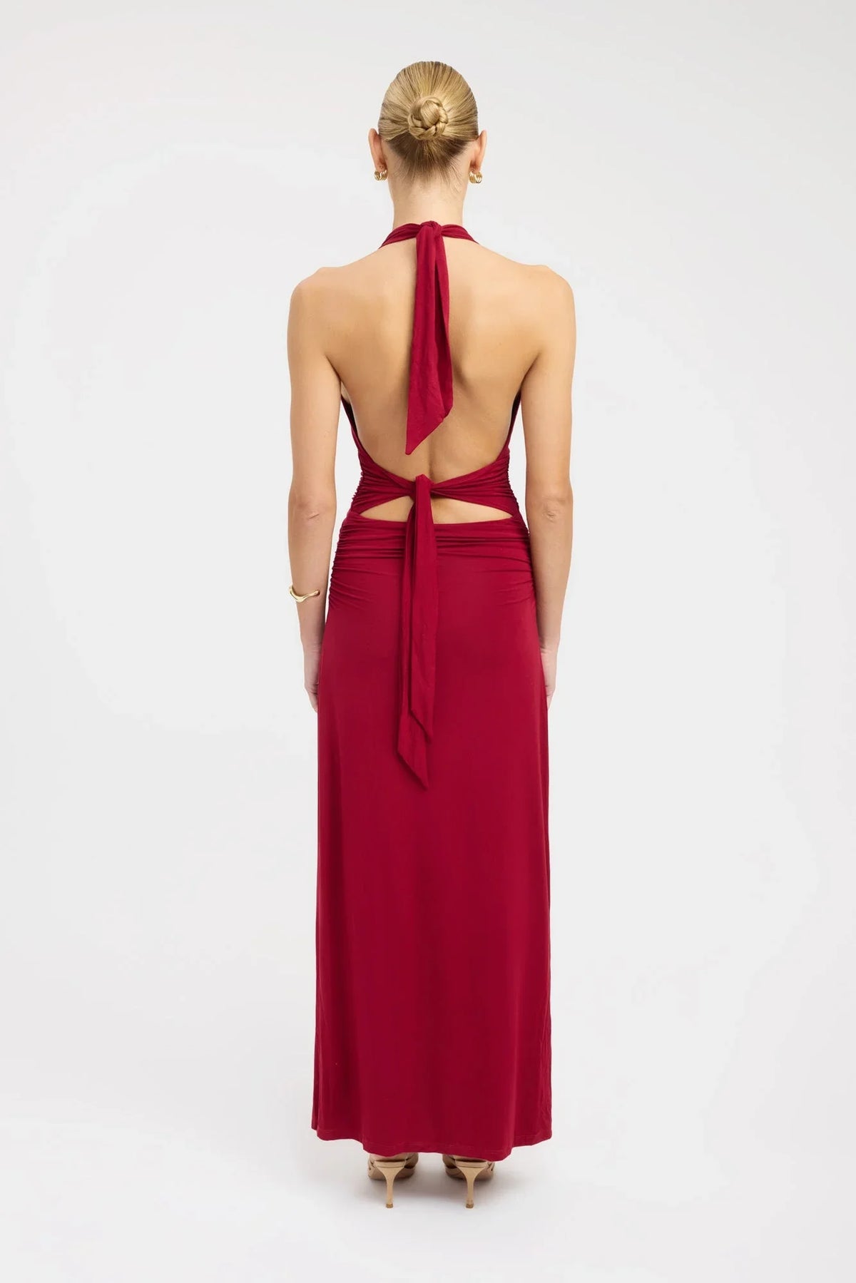 Abito Lungo Elenya - Rosso