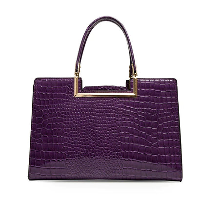 Set di Borsa e Portafoglio in Pelle