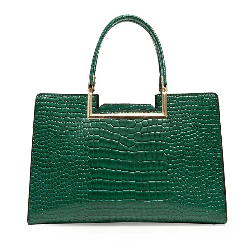 Set di Borsa e Portafoglio in Pelle